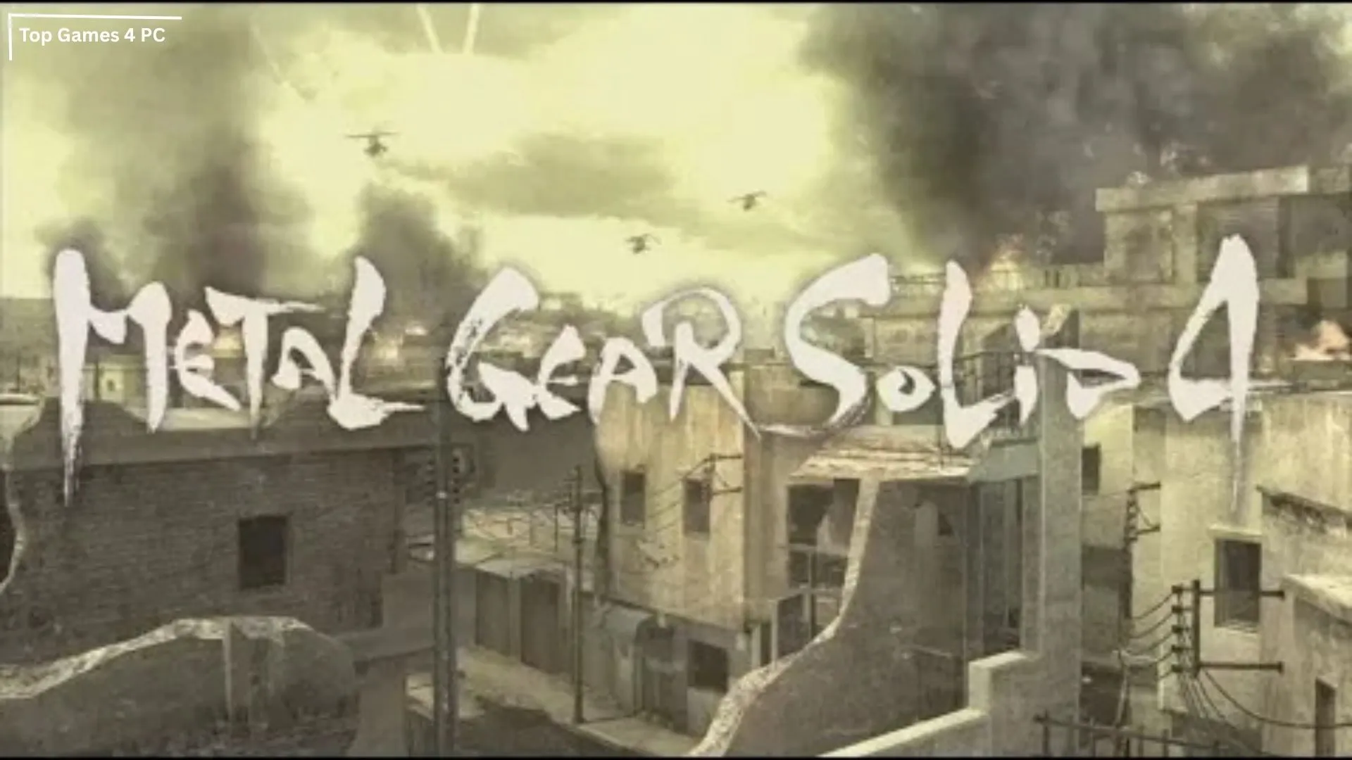 Metal Gear Solid 4 PC